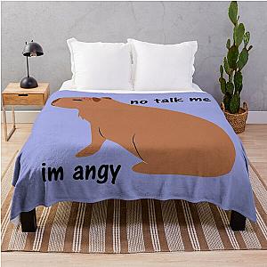 Capybara pet Throw Blanket