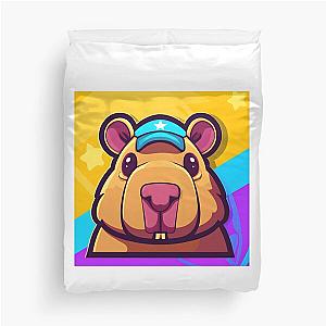 Cop Capybara Duvet Cover