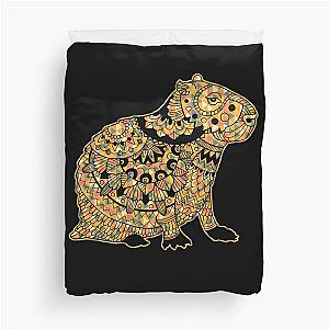 Capybara - Capybara Geometric Duvet Cover