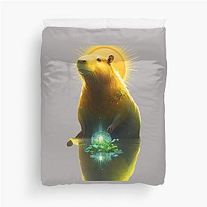 Capybara Paradise Duvet Cover