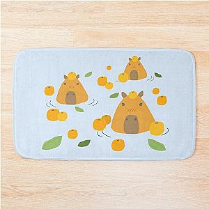 Capybara Bath wiht Yuzu Bath Mat