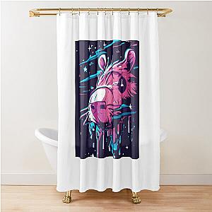 Space Capybara Shower Curtain