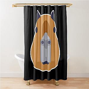 Cool And Cute Capybara  Shower Curtain