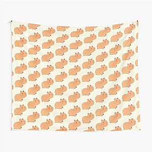 Chubby Capybara illustration  Tapestry