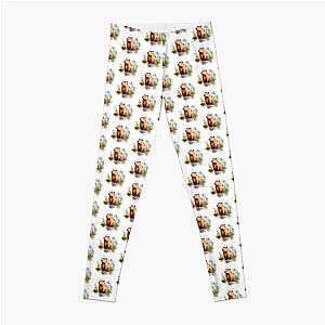 Watercolor Capybara Leggings