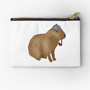 Sherlock capybara Zipper Pouch