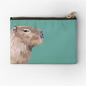 Capybara Portrait Zipper Pouch