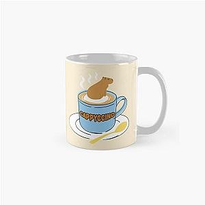 Cappyccino Capybara Coffee Pun Classic Mug