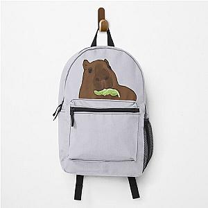 Capybara Munching Backpack