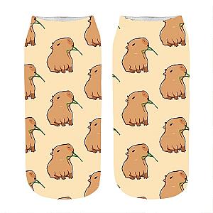 Capybara Printed Socks for Woman