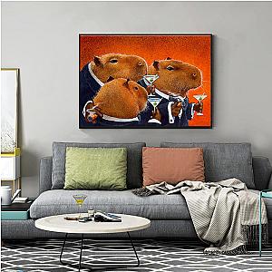 Capybara Club HD Printing Canvas