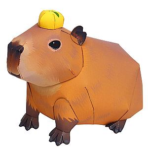 Capybara Origami 3D Art Folding