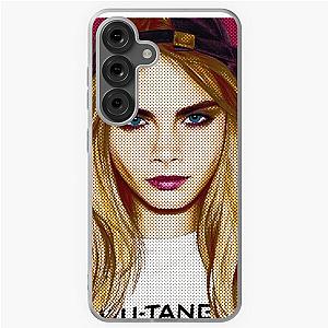 Cara Delevingne pencil portrait for Samsung Galaxy Case