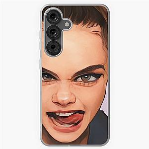 Cute Cara Delevingne Soft Case for Samsung Galaxy