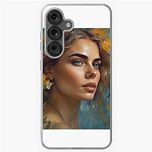 Cara Delevingne with Flowers Samsung Galaxy Soft Case