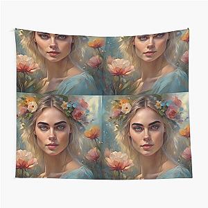 Spring time with Cara Delevingne Tapestry
