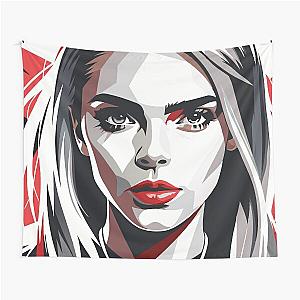 Cara Delevingne - Attractive Tapestry