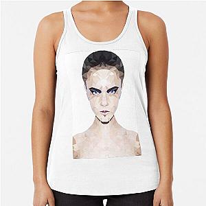 Cara Delevingne Low Poly Art Racerback Tank Top