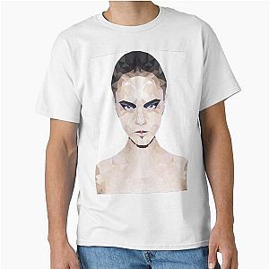 Cara Delevingne Low Poly art Classic T shirt