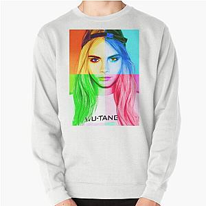 Cara Delevingne pencil portrait sweatshirt