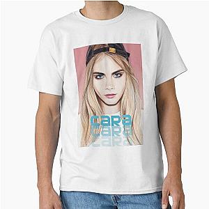 Cara Delevingne pencil portrait Classic T-Shirt