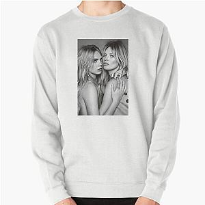 Cara Delevingne and Kate Moss Pullover Sweatshirt