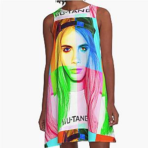 Cara Delevingne pencil portrait A-Line Dress