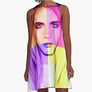 Cara Delevingne sherbet A-Line Dress