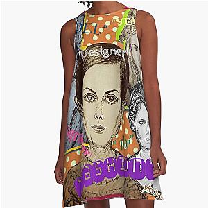 Supermodels Fashion Coco Rocha Twiggy Cara Delevingne Freja Beha Erichsen A-Line Dress