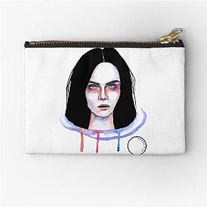 Watercolour Cara Delevingne by Derek Xie Pouch