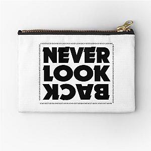 Never Look Back T-Shirt Zipper Pouch