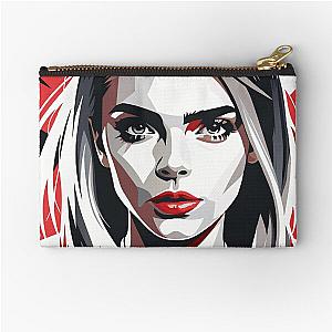 Cara Delevingne - WallArt - Attractive Zipper Pouch