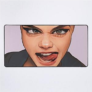 Cute Cara Delevingne Desk Mat