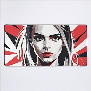 Cara Delevingne - Attractive Desk Mat