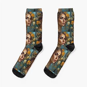 Cara Delevingne with Socks