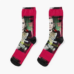 Cara Delevingne and Baby Lion Animal Fashion
