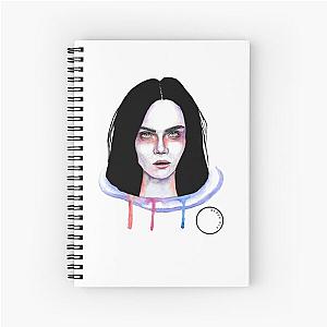 Watercolour Cara Delevingne by Derek Xie Notebook