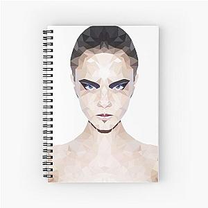 Cara Delevingne Low Poly Spiral Notebook