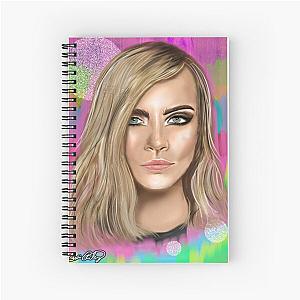 Cara Delevingne by Lexi Riley Spiral Notebook 

Cleaned title: Cara Delevingne by Lexi Riley Spiral Notebook