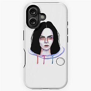 Watercolour Cara Delevingne by Derek Xie iPhone Case