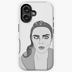 Cara Delevingne Portrait Design iPhone Case