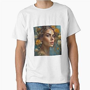 Cara Delevingne with flowers Classic T-Shirt