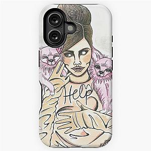 Retro Cara Delevingne iPhone Tough Case