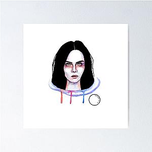 Watercolour Cara Delevingne Poster