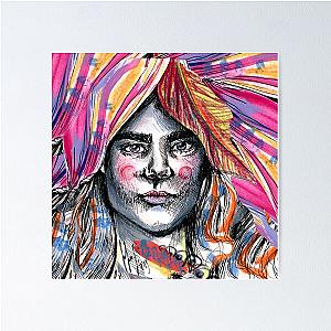 Cara Delevingne Illustration by Susanne Lutz Poster
