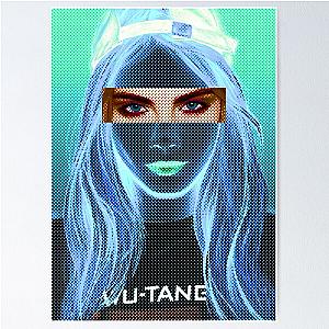 Cara Delevingne pencil portrait Poster