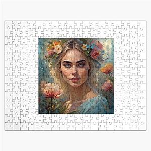 Spring time with Cara Delevingne Jigsaw Puzzle 
Cleaned title: Spring time with Cara Delevingne Puzzle
