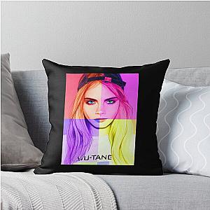 Cara Delevingne Pop Sherbet T-Shirt Pillow