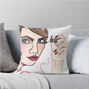 Cara Delevingne Throw Pillow