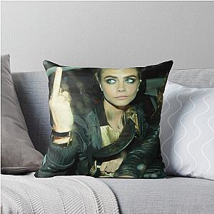 Cara Delevingne Throw Pillow
